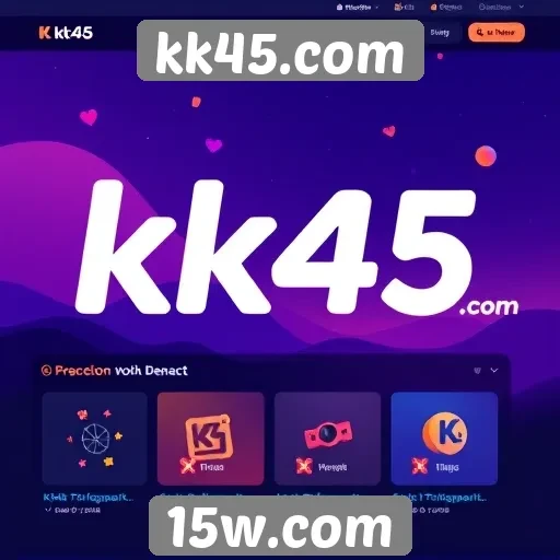 Plataforma kk45.com se destaca por interface amigável